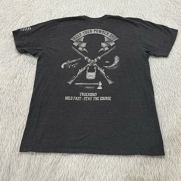 Patriot alliance distressed gray t shirt size large - Picture 5 of 7